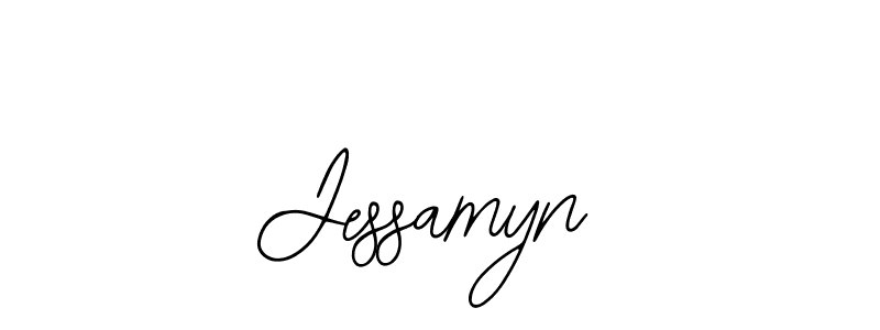 Make a beautiful signature design for name Jessamyn. With this signature (Bearetta-2O07w) style, you can create a handwritten signature for free. Jessamyn signature style 12 images and pictures png
