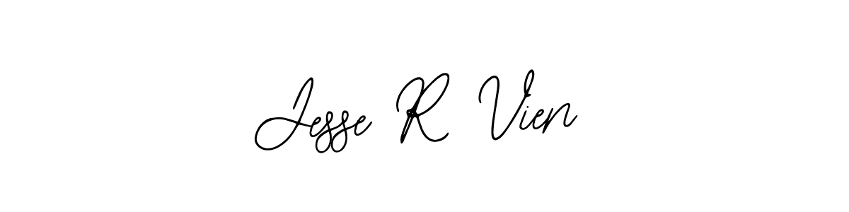 Use a signature maker to create a handwritten signature online. With this signature software, you can design (Bearetta-2O07w) your own signature for name Jesse R Vien. Jesse R Vien signature style 12 images and pictures png