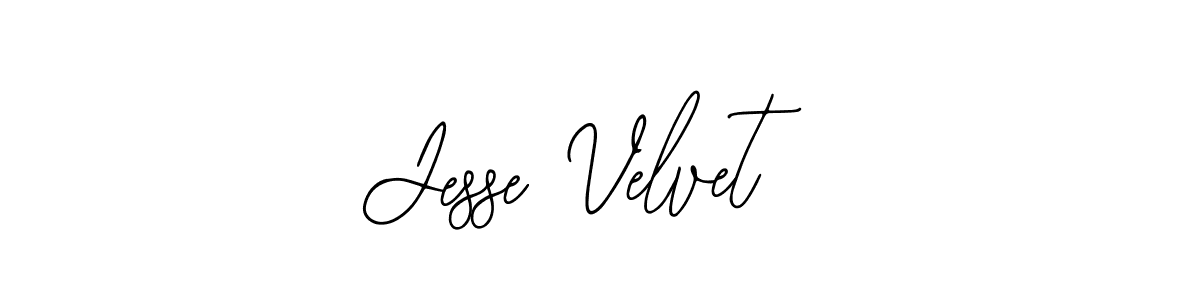 How to make Jesse Velvet signature? Bearetta-2O07w is a professional autograph style. Create handwritten signature for Jesse Velvet name. Jesse Velvet signature style 12 images and pictures png