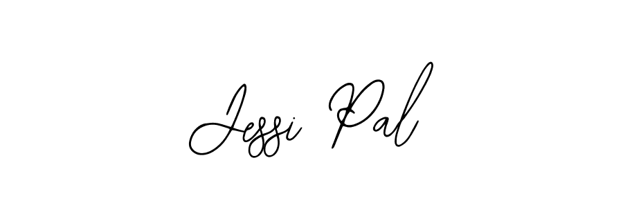 The best way (Bearetta-2O07w) to make a short signature is to pick only two or three words in your name. The name Jessi Pal include a total of six letters. For converting this name. Jessi Pal signature style 12 images and pictures png