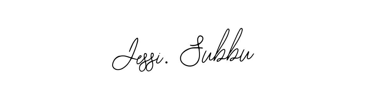 Use a signature maker to create a handwritten signature online. With this signature software, you can design (Bearetta-2O07w) your own signature for name Jessi. Subbu. Jessi. Subbu signature style 12 images and pictures png