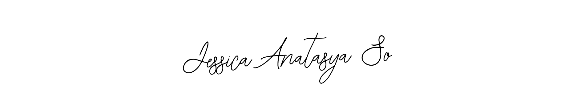 How to make Jessica Anatasya So name signature. Use Bearetta-2O07w style for creating short signs online. This is the latest handwritten sign. Jessica Anatasya So signature style 12 images and pictures png