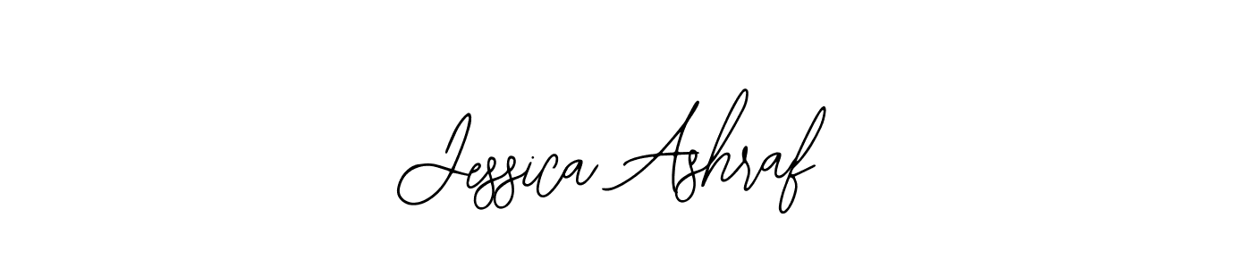 Bearetta-2O07w is a professional signature style that is perfect for those who want to add a touch of class to their signature. It is also a great choice for those who want to make their signature more unique. Get Jessica Ashraf name to fancy signature for free. Jessica Ashraf signature style 12 images and pictures png