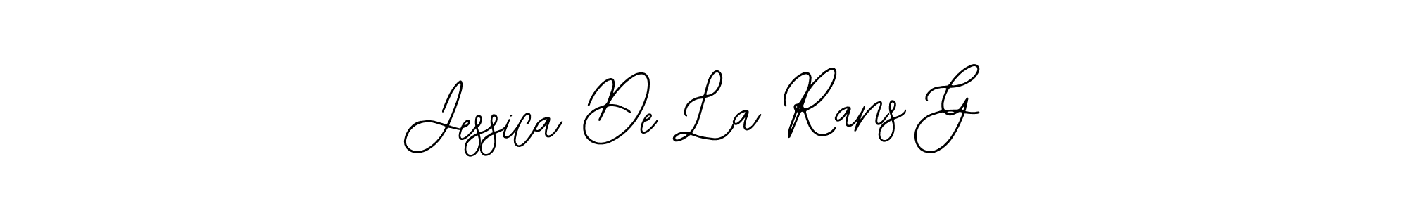 How to make Jessica De La Rans G signature? Bearetta-2O07w is a professional autograph style. Create handwritten signature for Jessica De La Rans G name. Jessica De La Rans G signature style 12 images and pictures png