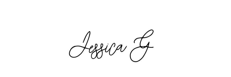 Design your own signature with our free online signature maker. With this signature software, you can create a handwritten (Bearetta-2O07w) signature for name Jessica G. Jessica G signature style 12 images and pictures png