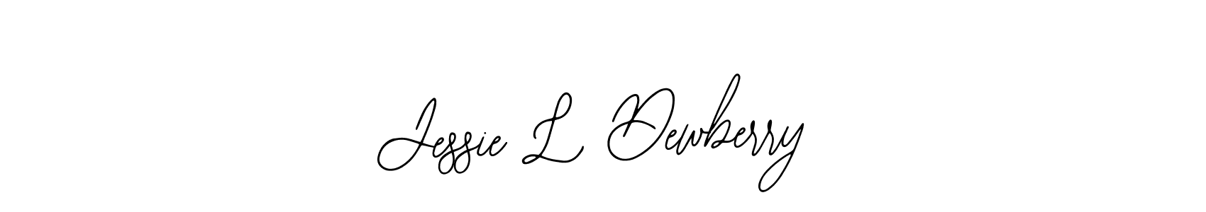 The best way (Bearetta-2O07w) to make a short signature is to pick only two or three words in your name. The name Jessie L Dewberry include a total of six letters. For converting this name. Jessie L Dewberry signature style 12 images and pictures png