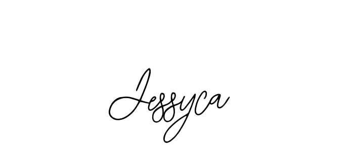 Make a beautiful signature design for name Jessyca. Use this online signature maker to create a handwritten signature for free. Jessyca signature style 12 images and pictures png