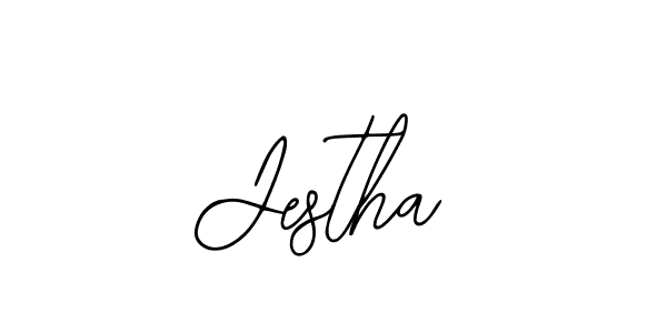 Also we have Jestha name is the best signature style. Create professional handwritten signature collection using Bearetta-2O07w autograph style. Jestha signature style 12 images and pictures png