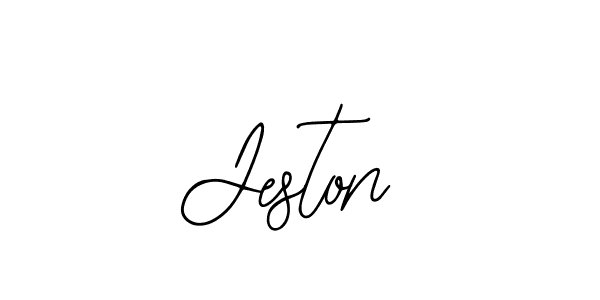 How to make Jeston signature? Bearetta-2O07w is a professional autograph style. Create handwritten signature for Jeston name. Jeston signature style 12 images and pictures png