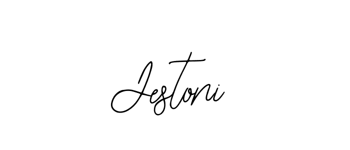 Jestoni stylish signature style. Best Handwritten Sign (Bearetta-2O07w) for my name. Handwritten Signature Collection Ideas for my name Jestoni. Jestoni signature style 12 images and pictures png