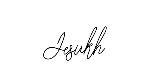 Also You can easily find your signature by using the search form. We will create Jesukh name handwritten signature images for you free of cost using Bearetta-2O07w sign style. Jesukh signature style 12 images and pictures png