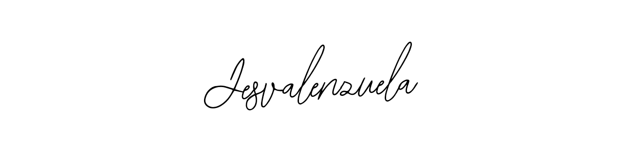 How to make Jesvalenzuela name signature. Use Bearetta-2O07w style for creating short signs online. This is the latest handwritten sign. Jesvalenzuela signature style 12 images and pictures png