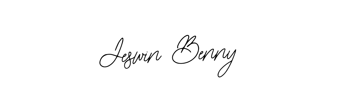 Create a beautiful signature design for name Jeswin Benny. With this signature (Bearetta-2O07w) fonts, you can make a handwritten signature for free. Jeswin Benny signature style 12 images and pictures png