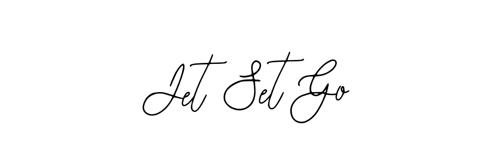 The best way (Bearetta-2O07w) to make a short signature is to pick only two or three words in your name. The name Jet Set Go include a total of six letters. For converting this name. Jet Set Go signature style 12 images and pictures png