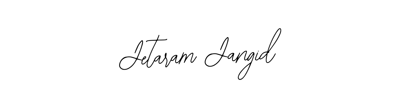 Create a beautiful signature design for name Jetaram Jangid. With this signature (Bearetta-2O07w) fonts, you can make a handwritten signature for free. Jetaram Jangid signature style 12 images and pictures png