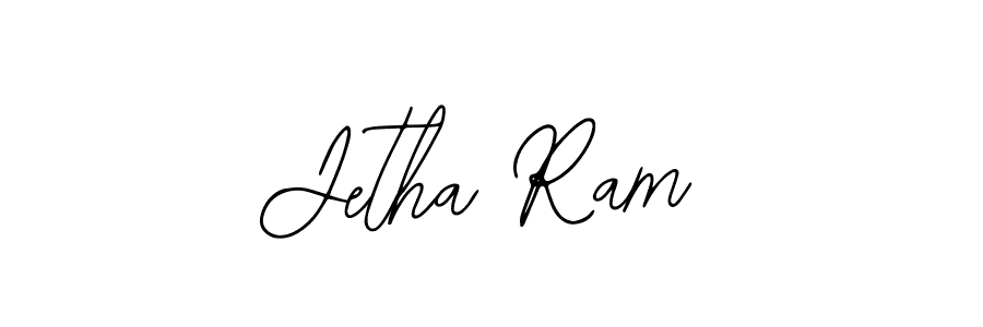 Create a beautiful signature design for name Jetha Ram. With this signature (Bearetta-2O07w) fonts, you can make a handwritten signature for free. Jetha Ram signature style 12 images and pictures png