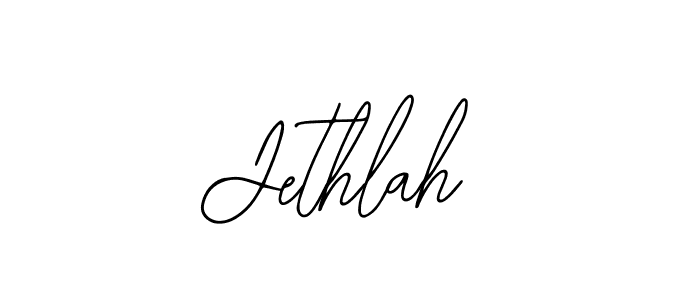 Use a signature maker to create a handwritten signature online. With this signature software, you can design (Bearetta-2O07w) your own signature for name Jethlah. Jethlah signature style 12 images and pictures png