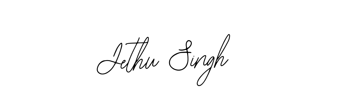 You should practise on your own different ways (Bearetta-2O07w) to write your name (Jethu Singh) in signature. don't let someone else do it for you. Jethu Singh signature style 12 images and pictures png