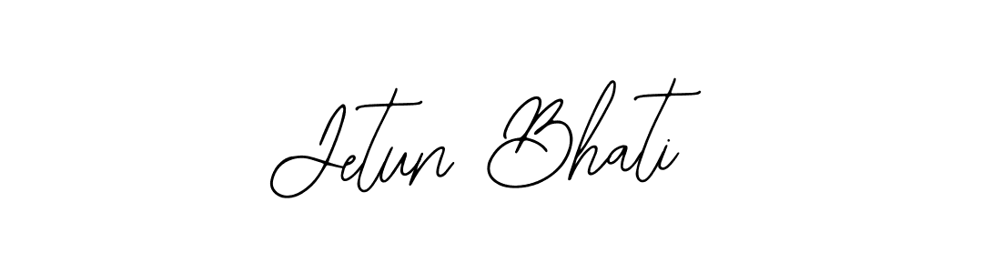 Create a beautiful signature design for name Jetun Bhati. With this signature (Bearetta-2O07w) fonts, you can make a handwritten signature for free. Jetun Bhati signature style 12 images and pictures png