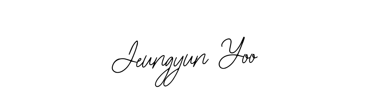 Also we have Jeungyun Yoo name is the best signature style. Create professional handwritten signature collection using Bearetta-2O07w autograph style. Jeungyun Yoo signature style 12 images and pictures png