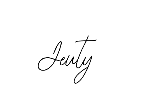 Design your own signature with our free online signature maker. With this signature software, you can create a handwritten (Bearetta-2O07w) signature for name Jeuty. Jeuty signature style 12 images and pictures png