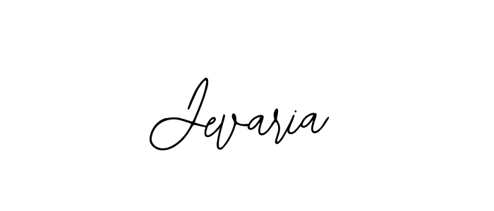 Use a signature maker to create a handwritten signature online. With this signature software, you can design (Bearetta-2O07w) your own signature for name Jevaria. Jevaria signature style 12 images and pictures png