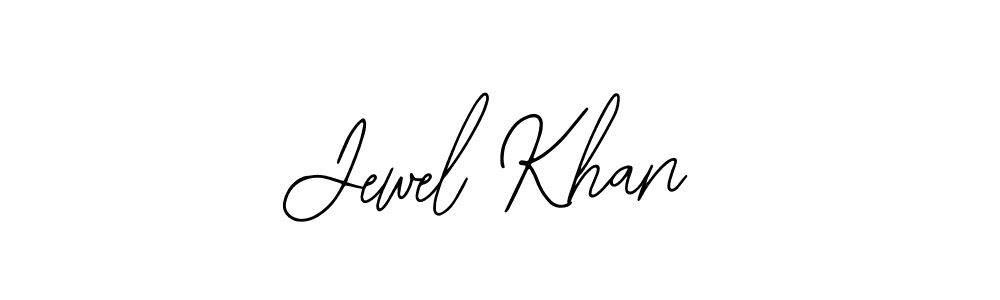 Design your own signature with our free online signature maker. With this signature software, you can create a handwritten (Bearetta-2O07w) signature for name Jewel Khan. Jewel Khan signature style 12 images and pictures png