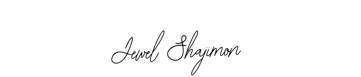 How to make Jewel Shajimon name signature. Use Bearetta-2O07w style for creating short signs online. This is the latest handwritten sign. Jewel Shajimon signature style 12 images and pictures png