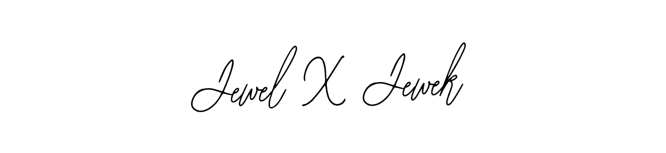 Similarly Bearetta-2O07w is the best handwritten signature design. Signature creator online .You can use it as an online autograph creator for name Jewel X Jewek. Jewel X Jewek signature style 12 images and pictures png