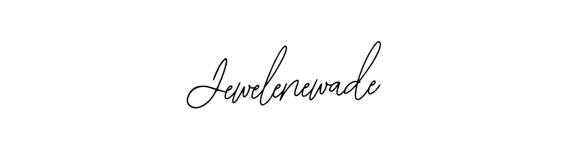 if you are searching for the best signature style for your name Jewelenewade. so please give up your signature search. here we have designed multiple signature styles  using Bearetta-2O07w. Jewelenewade signature style 12 images and pictures png