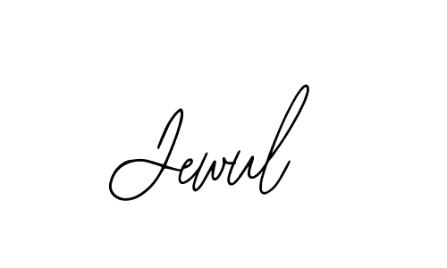 How to make Jewul signature? Bearetta-2O07w is a professional autograph style. Create handwritten signature for Jewul name. Jewul signature style 12 images and pictures png
