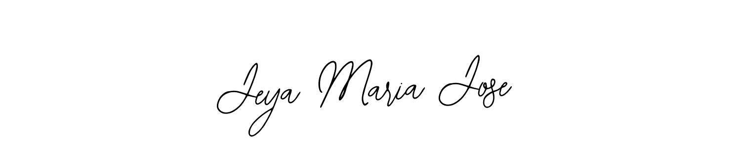 The best way (Bearetta-2O07w) to make a short signature is to pick only two or three words in your name. The name Jeya Maria Jose include a total of six letters. For converting this name. Jeya Maria Jose signature style 12 images and pictures png