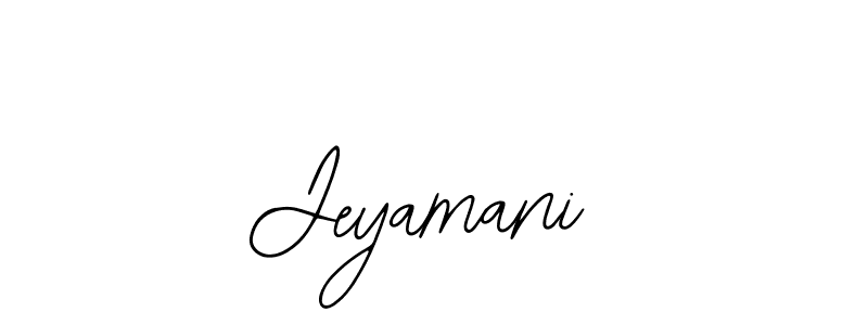 Similarly Bearetta-2O07w is the best handwritten signature design. Signature creator online .You can use it as an online autograph creator for name Jeyamani. Jeyamani signature style 12 images and pictures png