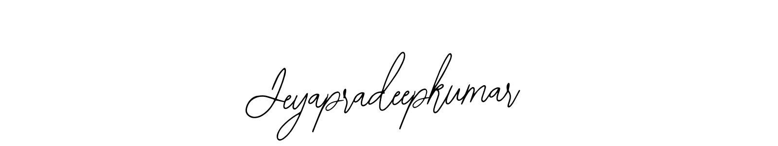This is the best signature style for the Jeyapradeepkumar name. Also you like these signature font (Bearetta-2O07w). Mix name signature. Jeyapradeepkumar signature style 12 images and pictures png