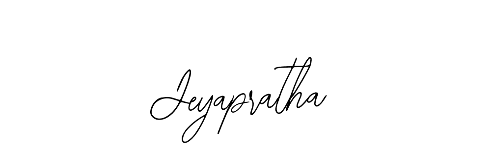 How to make Jeyapratha name signature. Use Bearetta-2O07w style for creating short signs online. This is the latest handwritten sign. Jeyapratha signature style 12 images and pictures png