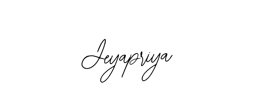 You should practise on your own different ways (Bearetta-2O07w) to write your name (Jeyapriya) in signature. don't let someone else do it for you. Jeyapriya signature style 12 images and pictures png