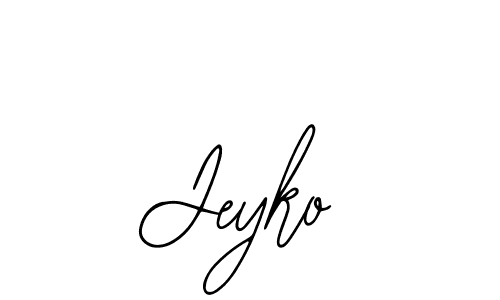 Design your own signature with our free online signature maker. With this signature software, you can create a handwritten (Bearetta-2O07w) signature for name Jeyko. Jeyko signature style 12 images and pictures png