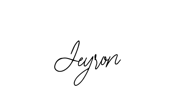 The best way (Bearetta-2O07w) to make a short signature is to pick only two or three words in your name. The name Jeyron include a total of six letters. For converting this name. Jeyron signature style 12 images and pictures png