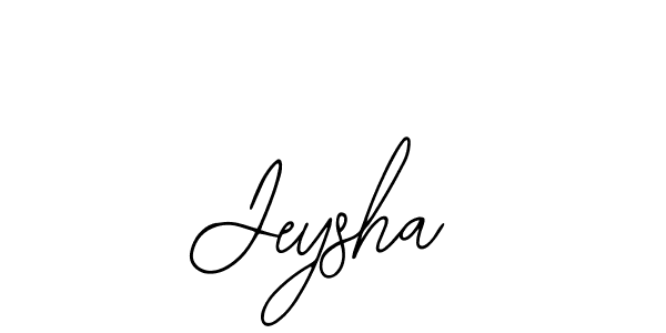 The best way (Bearetta-2O07w) to make a short signature is to pick only two or three words in your name. The name Jeysha include a total of six letters. For converting this name. Jeysha signature style 12 images and pictures png