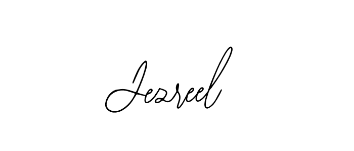 Use a signature maker to create a handwritten signature online. With this signature software, you can design (Bearetta-2O07w) your own signature for name Jezreel. Jezreel signature style 12 images and pictures png