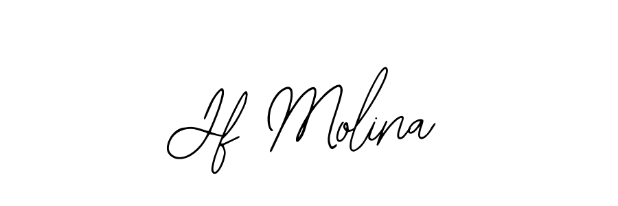 Make a beautiful signature design for name Jf Molina. With this signature (Bearetta-2O07w) style, you can create a handwritten signature for free. Jf Molina signature style 12 images and pictures png