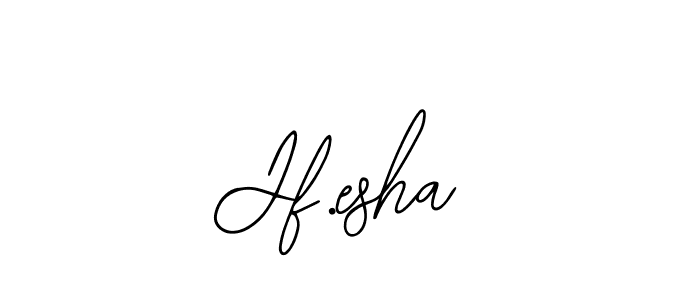 Similarly Bearetta-2O07w is the best handwritten signature design. Signature creator online .You can use it as an online autograph creator for name Jf.esha. Jf.esha signature style 12 images and pictures png