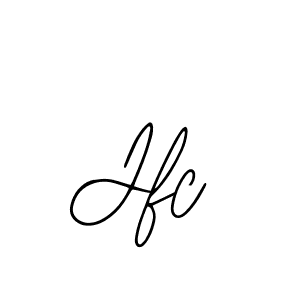 Use a signature maker to create a handwritten signature online. With this signature software, you can design (Bearetta-2O07w) your own signature for name Jfc. Jfc signature style 12 images and pictures png