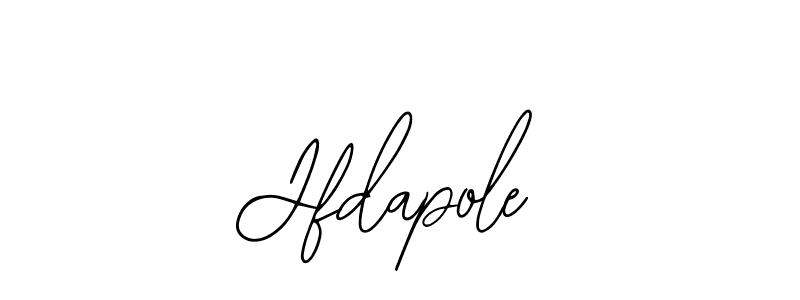 Use a signature maker to create a handwritten signature online. With this signature software, you can design (Bearetta-2O07w) your own signature for name Jfdapole. Jfdapole signature style 12 images and pictures png