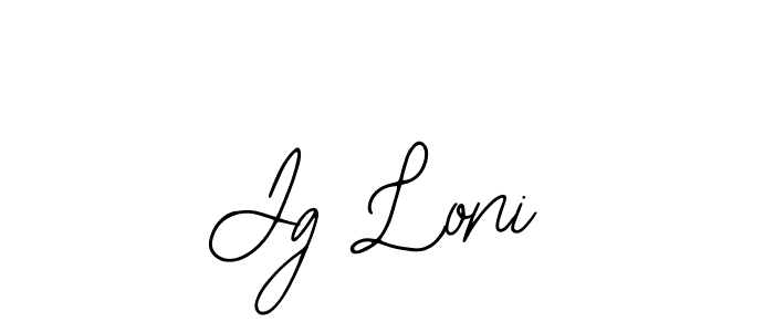 Create a beautiful signature design for name Jg Loni. With this signature (Bearetta-2O07w) fonts, you can make a handwritten signature for free. Jg Loni signature style 12 images and pictures png