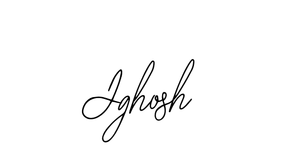 Use a signature maker to create a handwritten signature online. With this signature software, you can design (Bearetta-2O07w) your own signature for name Jghosh. Jghosh signature style 12 images and pictures png