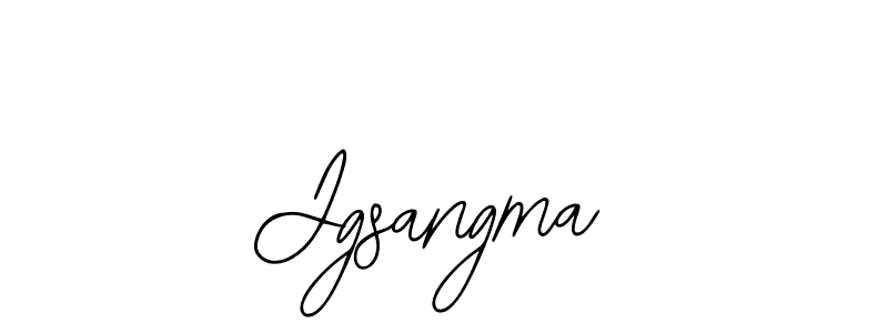 You should practise on your own different ways (Bearetta-2O07w) to write your name (Jgsangma) in signature. don't let someone else do it for you. Jgsangma signature style 12 images and pictures png