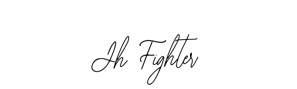 Design your own signature with our free online signature maker. With this signature software, you can create a handwritten (Bearetta-2O07w) signature for name Jh Fighter. Jh Fighter signature style 12 images and pictures png