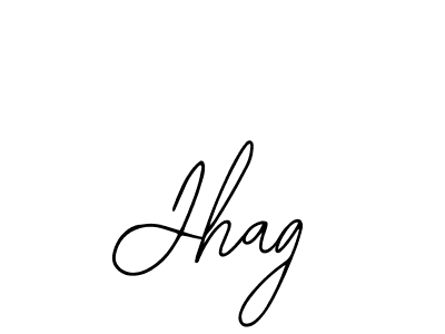 Use a signature maker to create a handwritten signature online. With this signature software, you can design (Bearetta-2O07w) your own signature for name Jhag. Jhag signature style 12 images and pictures png