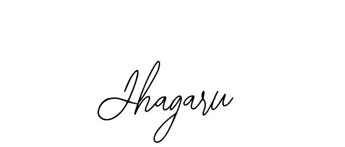 The best way (Bearetta-2O07w) to make a short signature is to pick only two or three words in your name. The name Jhagaru include a total of six letters. For converting this name. Jhagaru signature style 12 images and pictures png